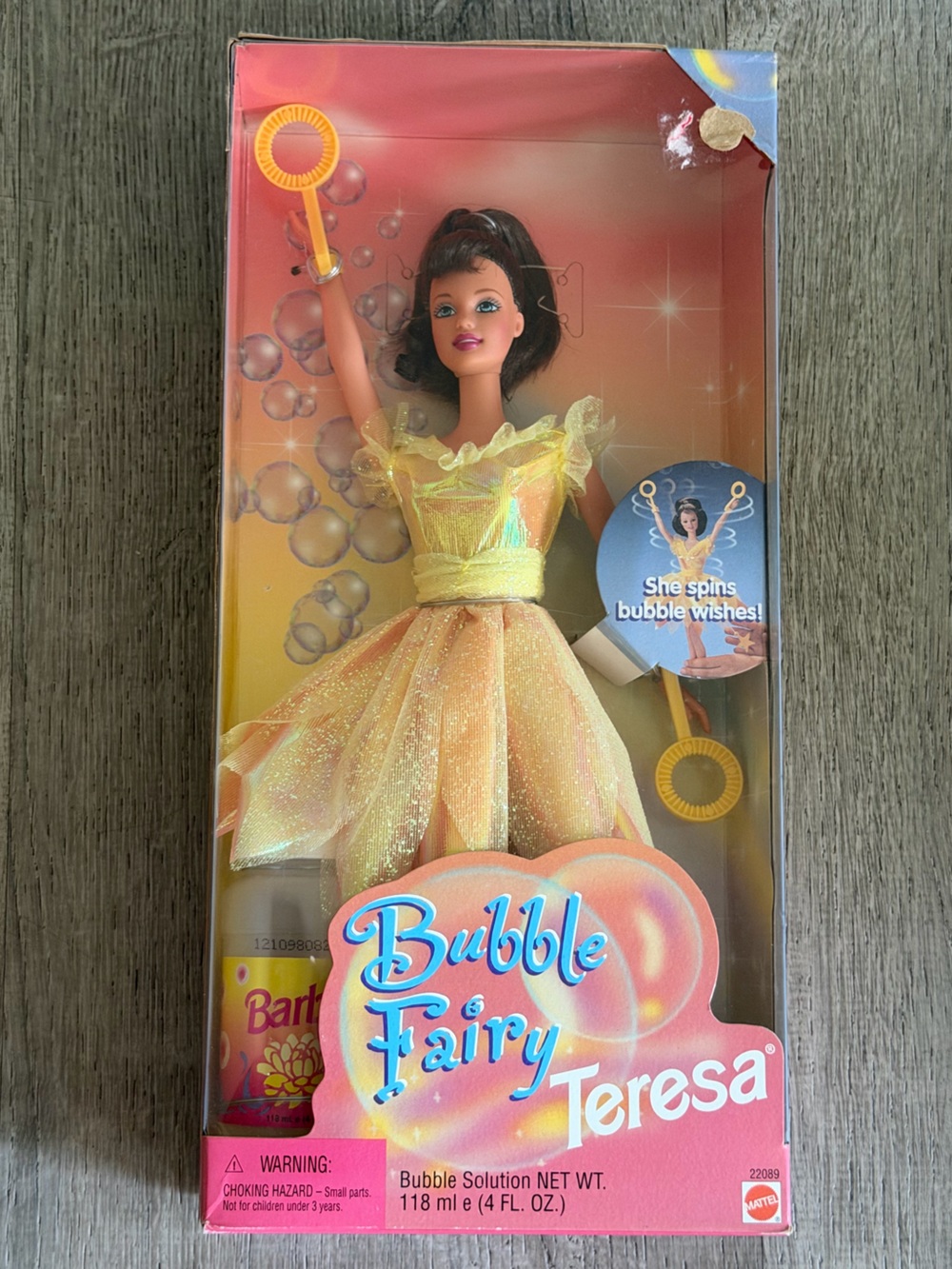 Barbie Bubble Fairy Teresa Doll Accessory Set in Yellow and Pink